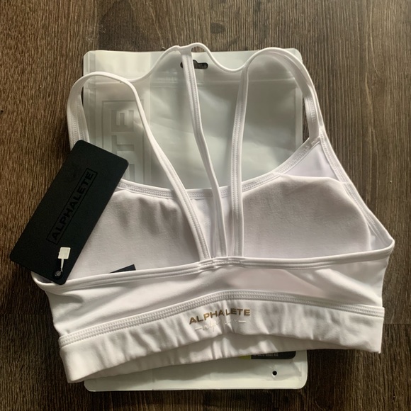 Alphalete Tri Bra- White - Picture 3 of 3
